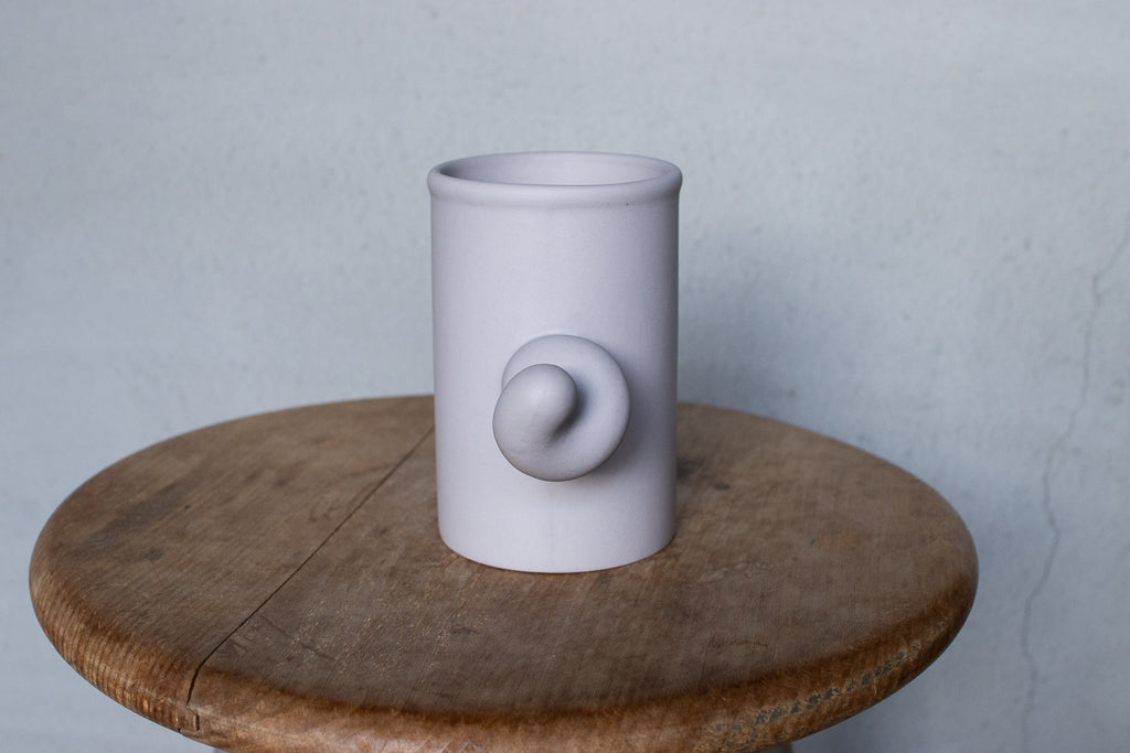 菊池俊治 / Sマグ グレー にょろにょろマグカップ Smug