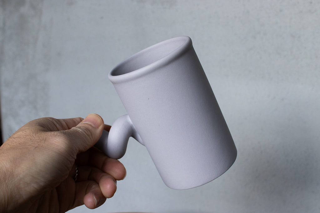 菊池俊治 / Sマグ グレー にょろにょろマグカップ Smug