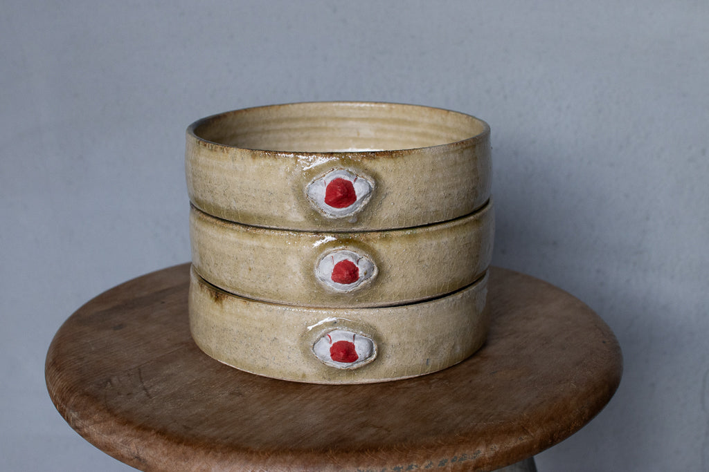 Kagamien / Sparrow bowl (cherry blossom sparrow)