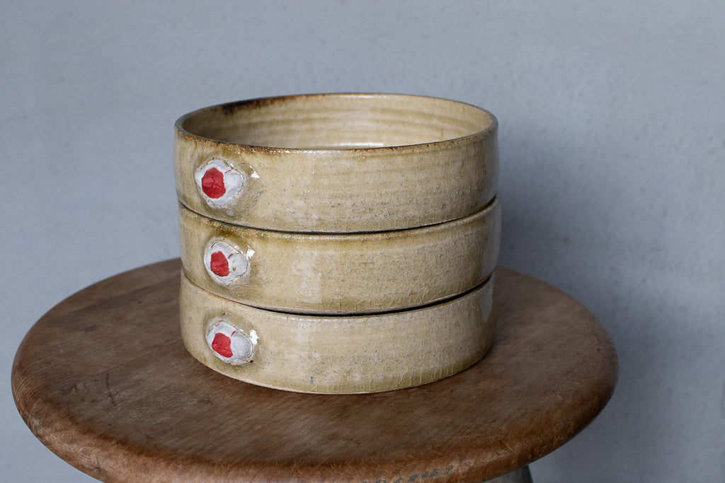 Kagamien / Sparrow bowl (cherry blossom sparrow)