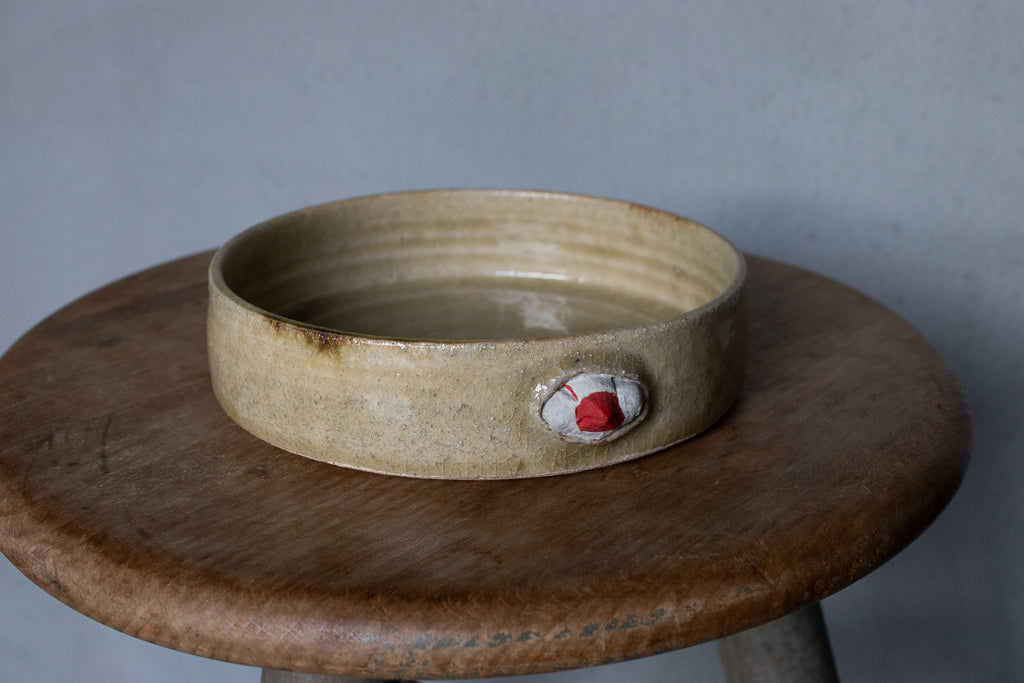 Kagamien / Sparrow bowl (cherry blossom sparrow)