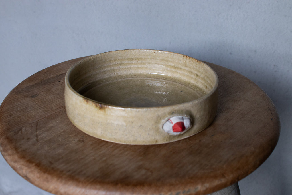 Kagamien / Sparrow bowl (cherry blossom sparrow)