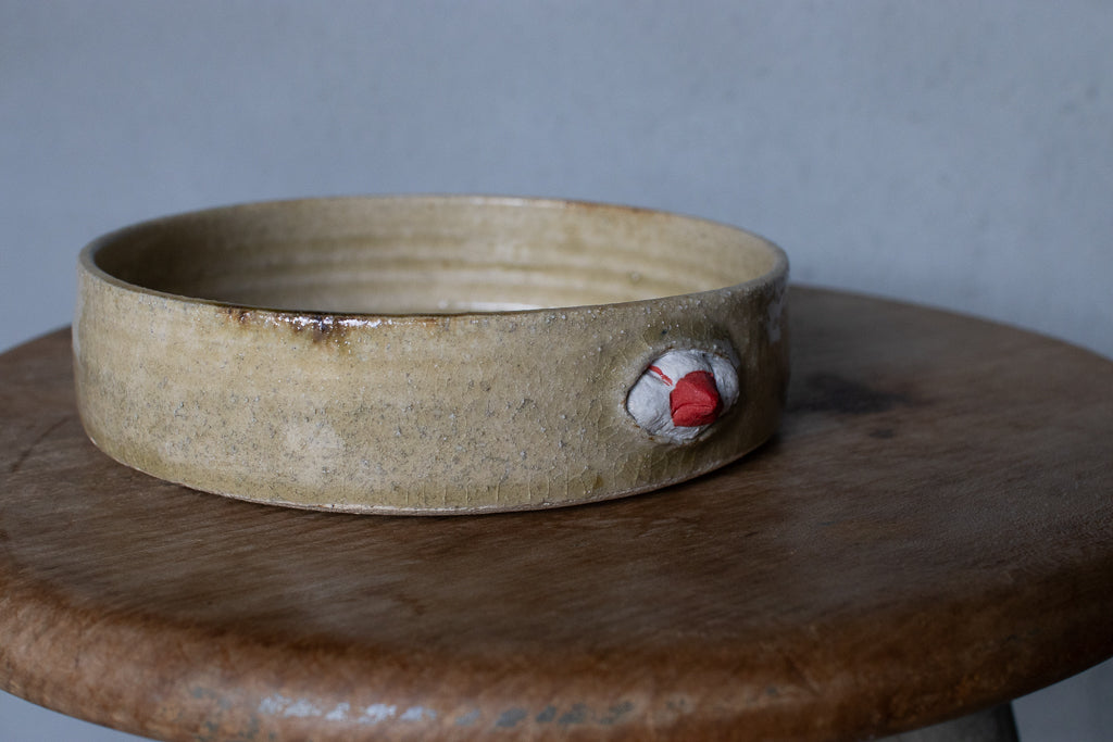 Kagamien / Sparrow bowl (cherry blossom sparrow)