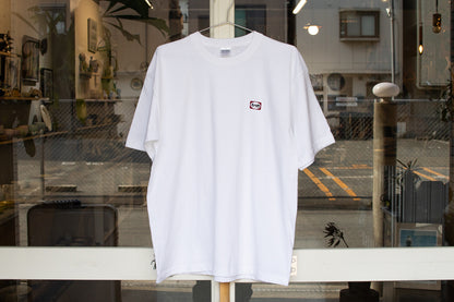 【送料込み】futou original "うつわ"ミニロゴ クルーネック SS Tシャツ ホワイトボディ