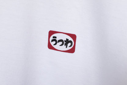 【送料込み】futou original "うつわ"ミニロゴ クルーネック SS Tシャツ ホワイトボディ
