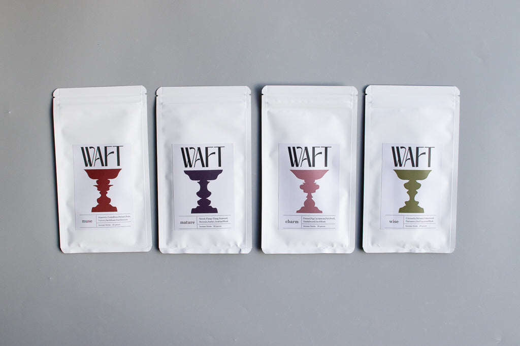 WAFT / INCENSE STICKS インセンススティック wise/charm/mature/muse お香  4種