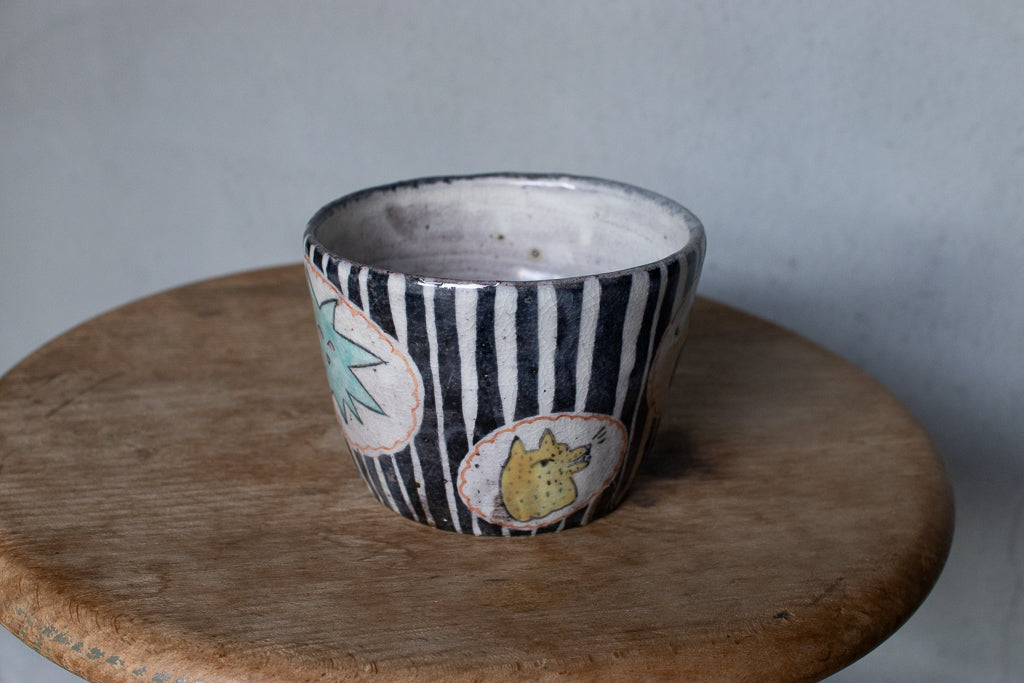 宮﨑泰裕 / 上絵そば猪口 フリーカップ 小鉢