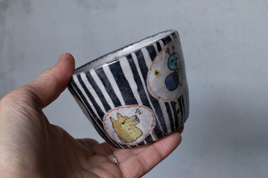 宮﨑泰裕 / 上絵そば猪口 フリーカップ 小鉢