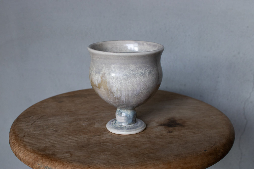 Kazuma Yamamoto / White clay goblet large