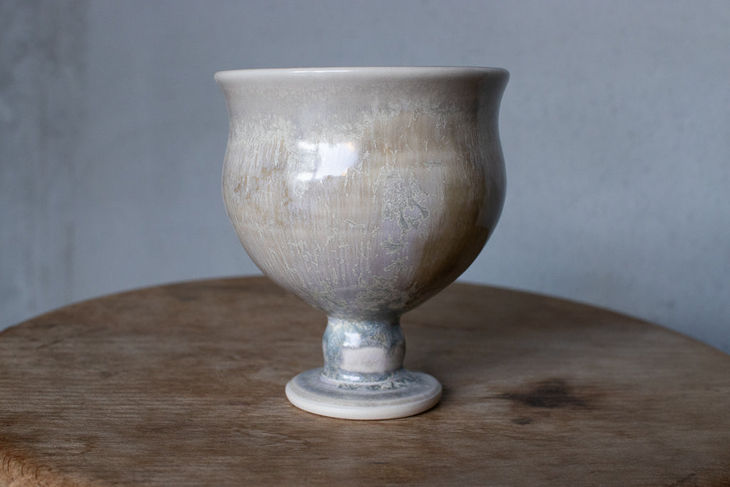 Kazuma Yamamoto / White clay goblet large