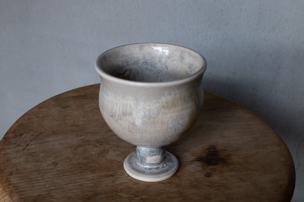 Kazuma Yamamoto / White clay goblet large