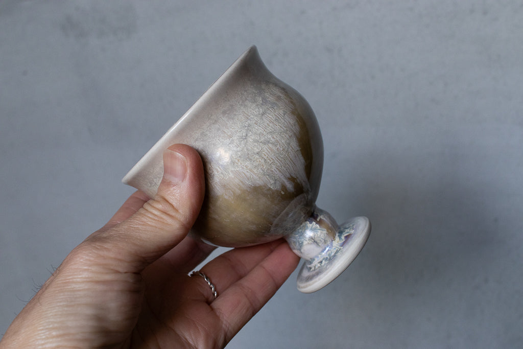 Kazuma Yamamoto / White clay goblet large