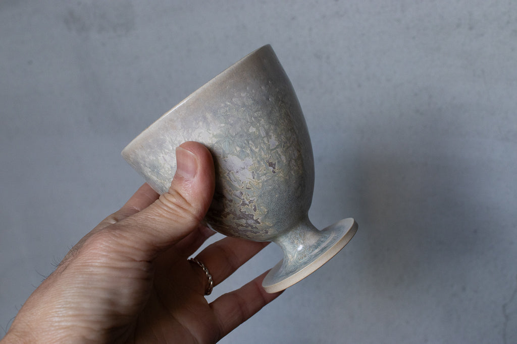 Kazuma Yamamoto / White clay goblet large
