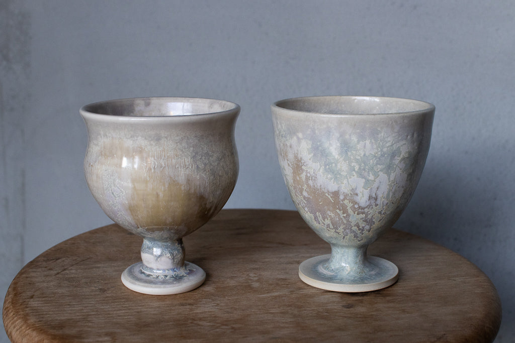 Kazuma Yamamoto / White clay goblet large