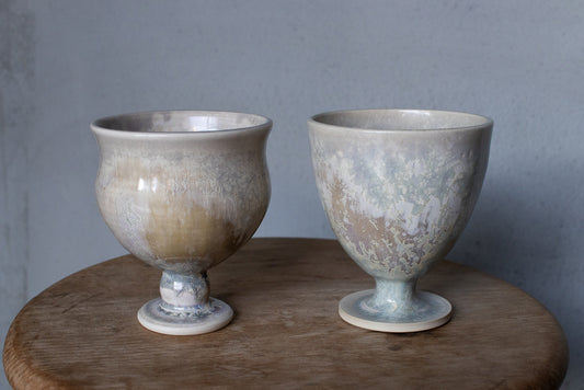 Kazuma Yamamoto / White clay goblet large