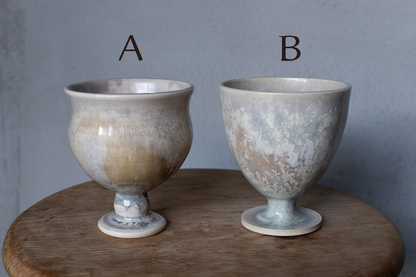Kazuma Yamamoto / White clay goblet large