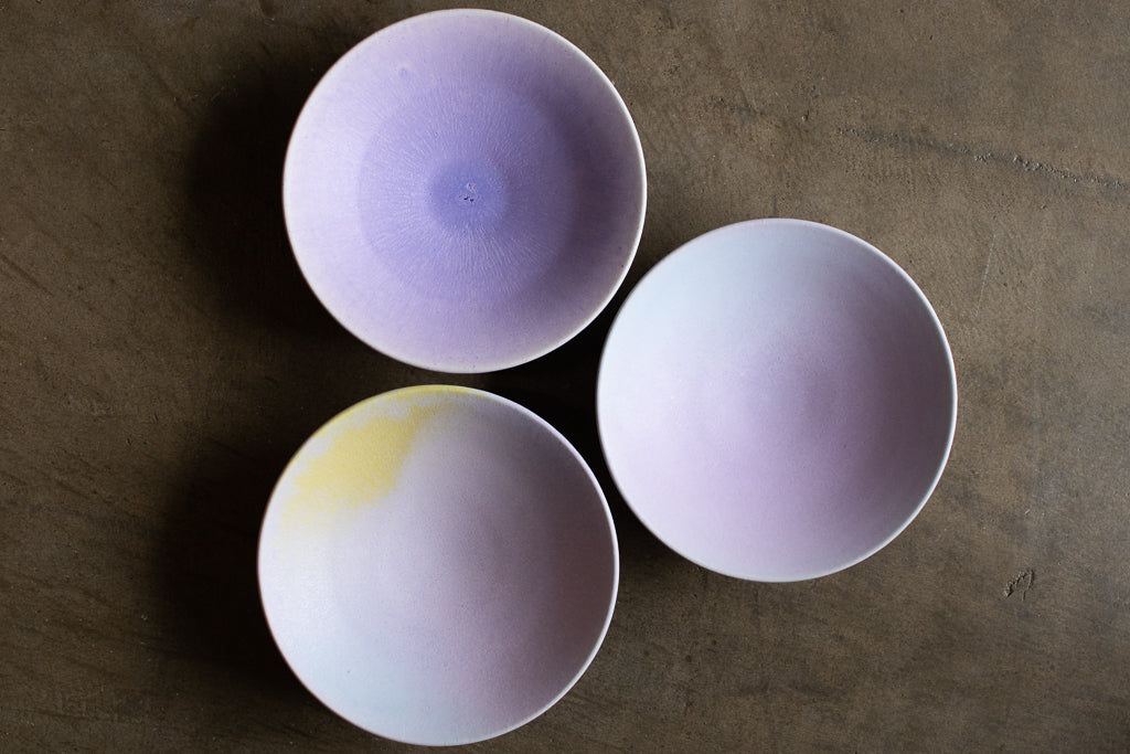 Takumi Baba / Shallow bowl 20cm Purple