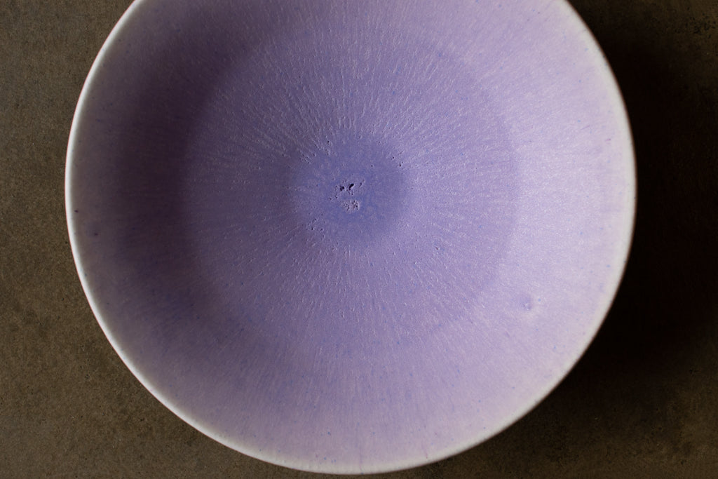 Takumi Baba / Shallow bowl 20cm Purple