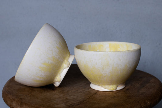 Takumi Baba / Small bowl/free cup lemon yellow