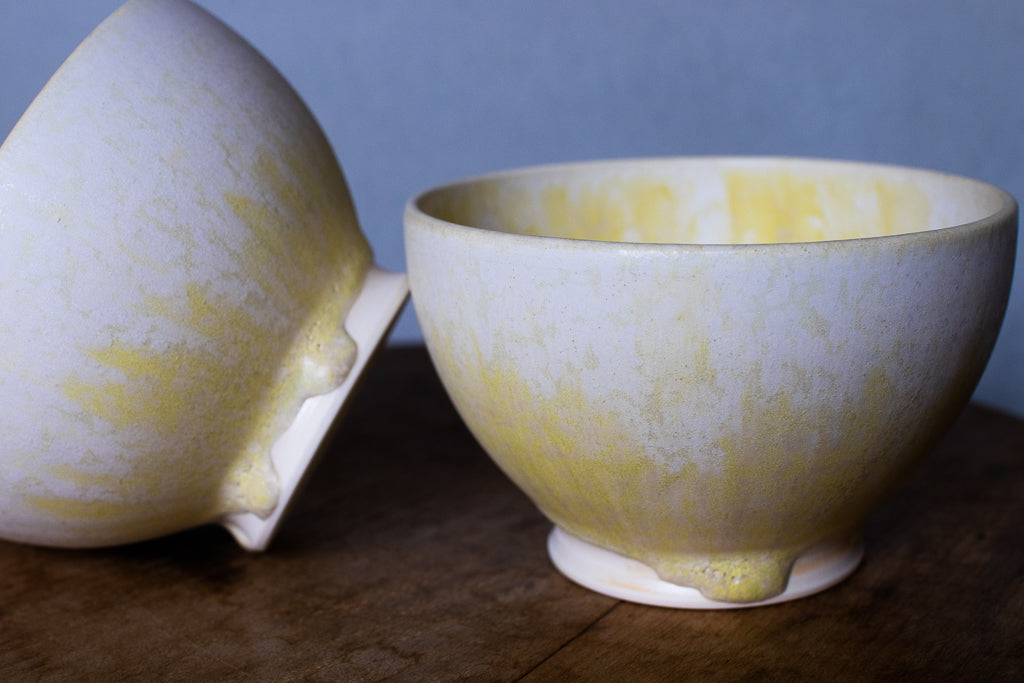 Takumi Baba / Small bowl/free cup lemon yellow