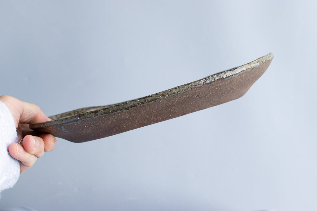 西川真衣 / オーバル皿 大 イッチン