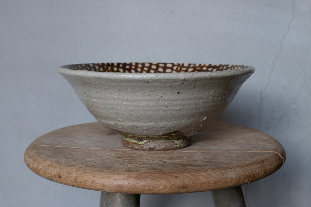 西川真衣 / 丼鉢 鉄絵 氷裂柄