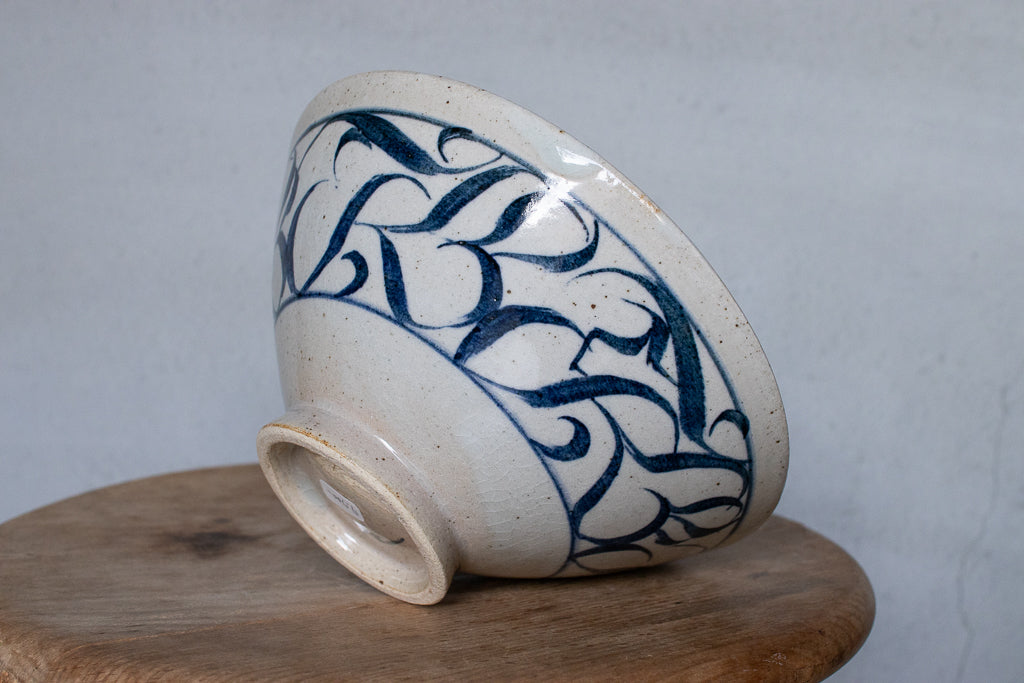 刻紋 Kokumon / カリグラフィー小丼 A 茶碗 呉須 ’26