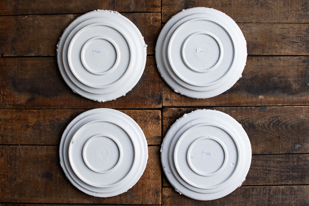 野中麟太郎 / stone plate off-white 石の皿 マット白 小 20cm