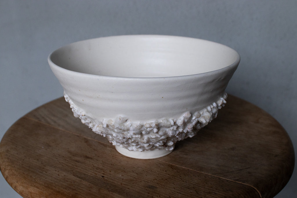 野中麟太郎 / stone mini donburi white 石の小丼 白