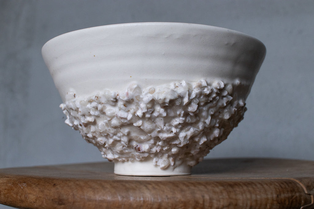 野中麟太郎 / stone mini donburi white 石の小丼 白