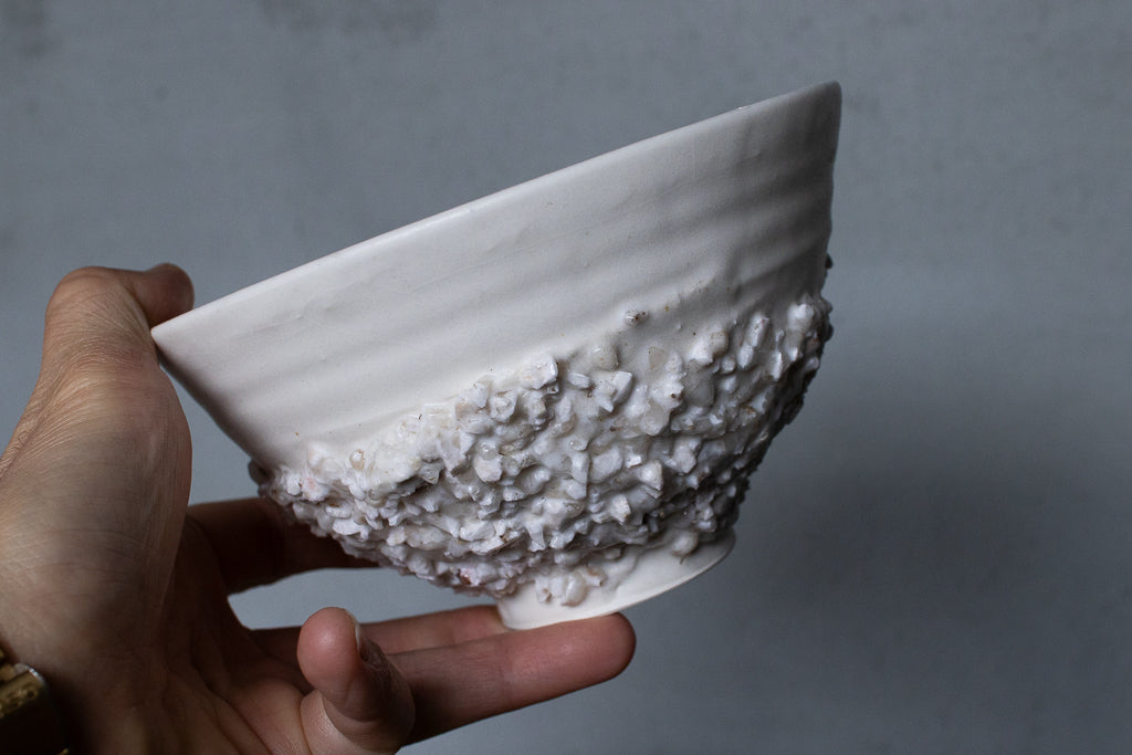 野中麟太郎 / stone mini donburi white 石の小丼 白