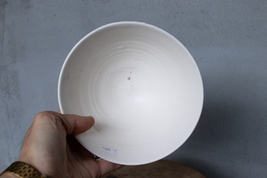 野中麟太郎 / stone mini donburi white 石の小丼 白