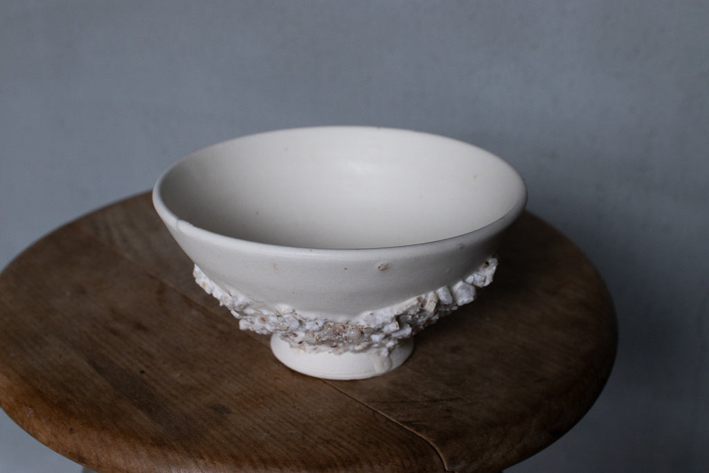 野中麟太郎 / stone meshi-wan white 石の飯碗 白 A