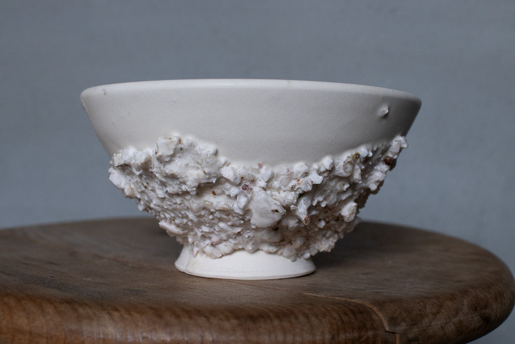 野中麟太郎 / stone meshi-wan white 石の飯碗 白 A