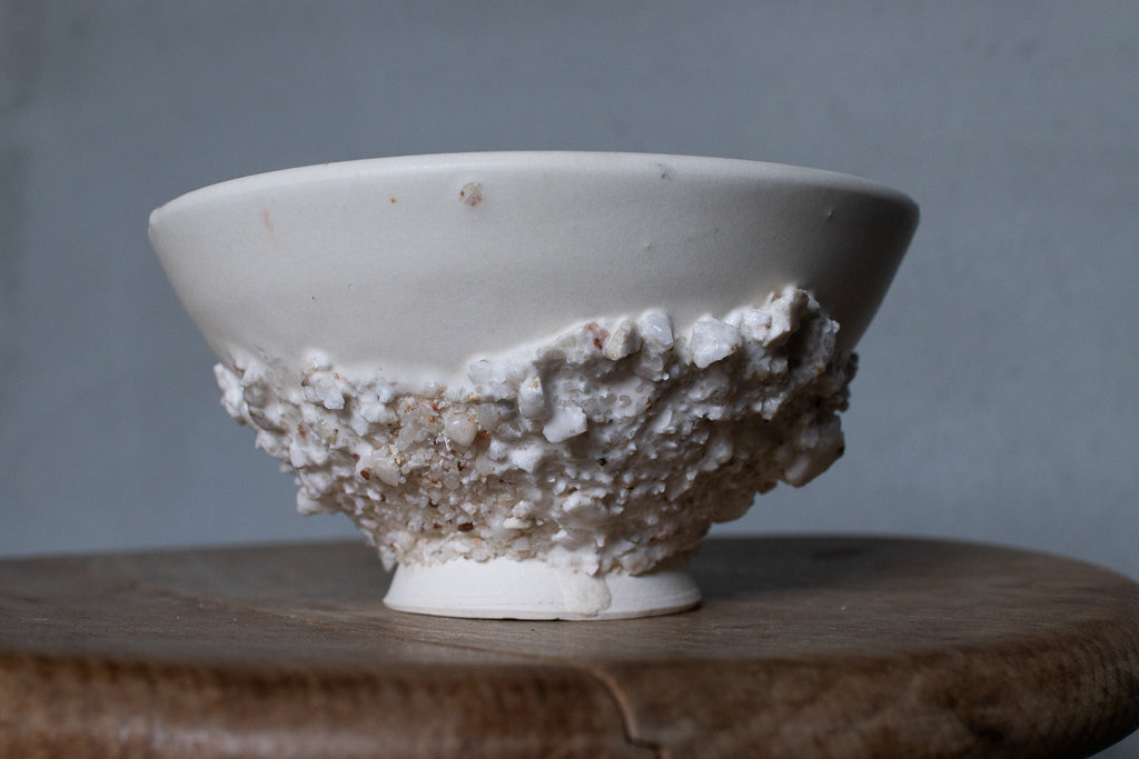 野中麟太郎 / stone meshi-wan white 石の飯碗 白 A