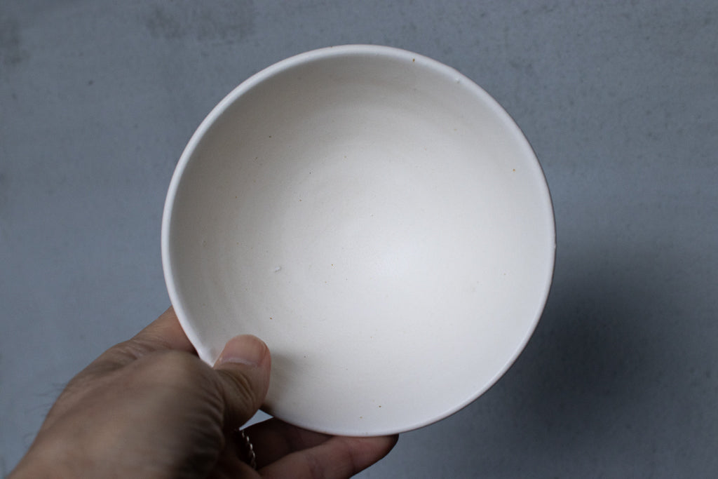 野中麟太郎 / stone meshi-wan white 石の飯碗 白 A