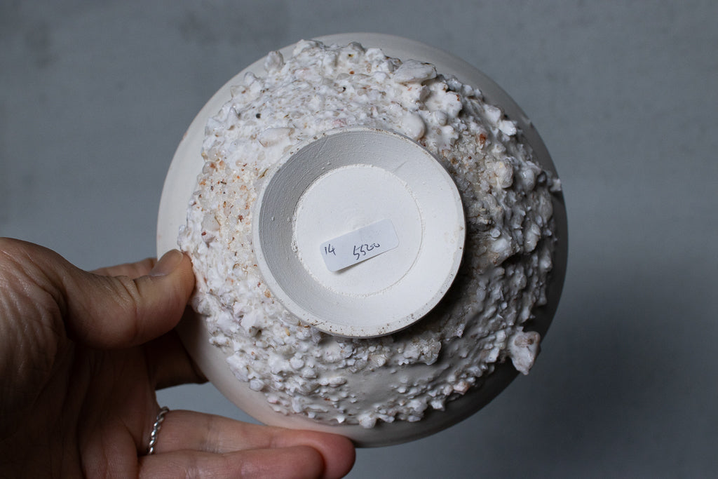 野中麟太郎 / stone meshi-wan white 石の飯碗 白 A