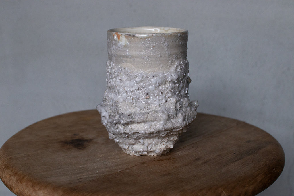 野中麟太郎 / stone new free cup white 石のカップ 新作 白