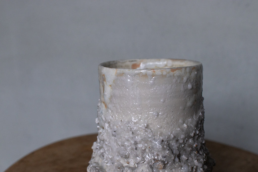 野中麟太郎 / stone new free cup white 石のカップ 新作 白