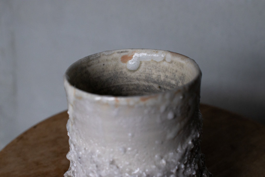 野中麟太郎 / stone new free cup white 石のカップ 新作 白