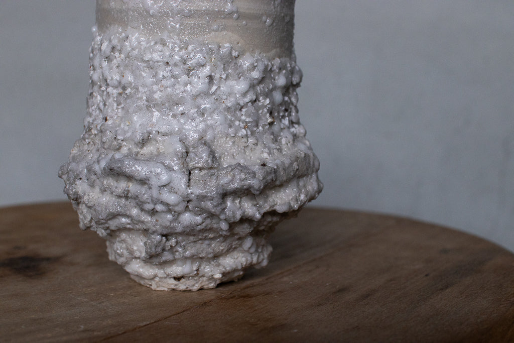 野中麟太郎 / stone new free cup white 石のカップ 新作 白