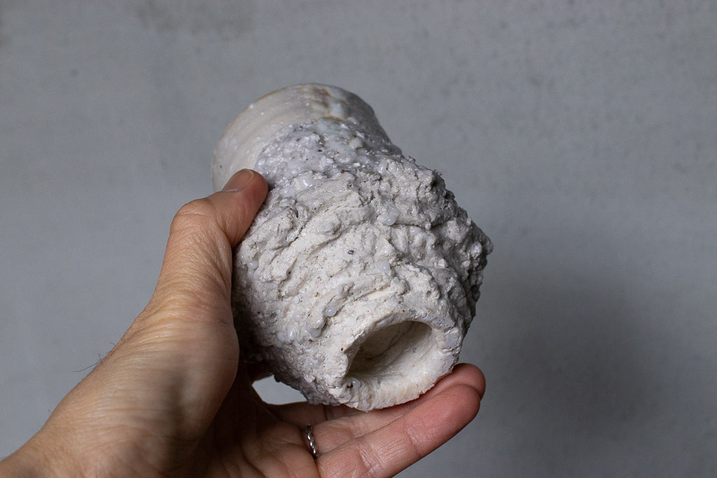 野中麟太郎 / stone new free cup white 石のカップ 新作 白