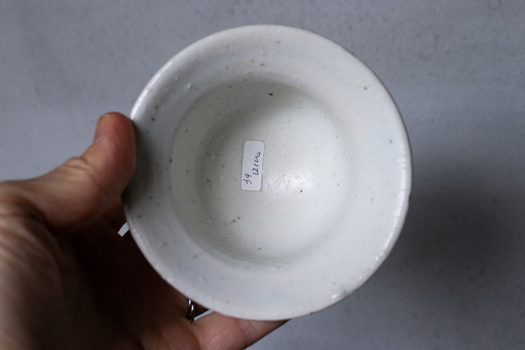 野中麟太郎 / stone gai-wan white 石の蓋碗 白