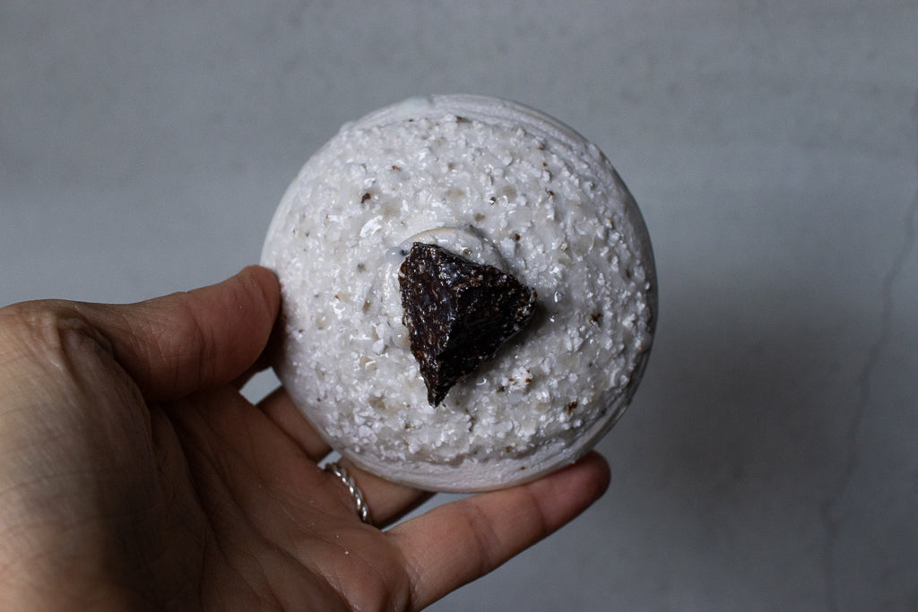 野中麟太郎 / stone gai-wan white 石の蓋碗 白