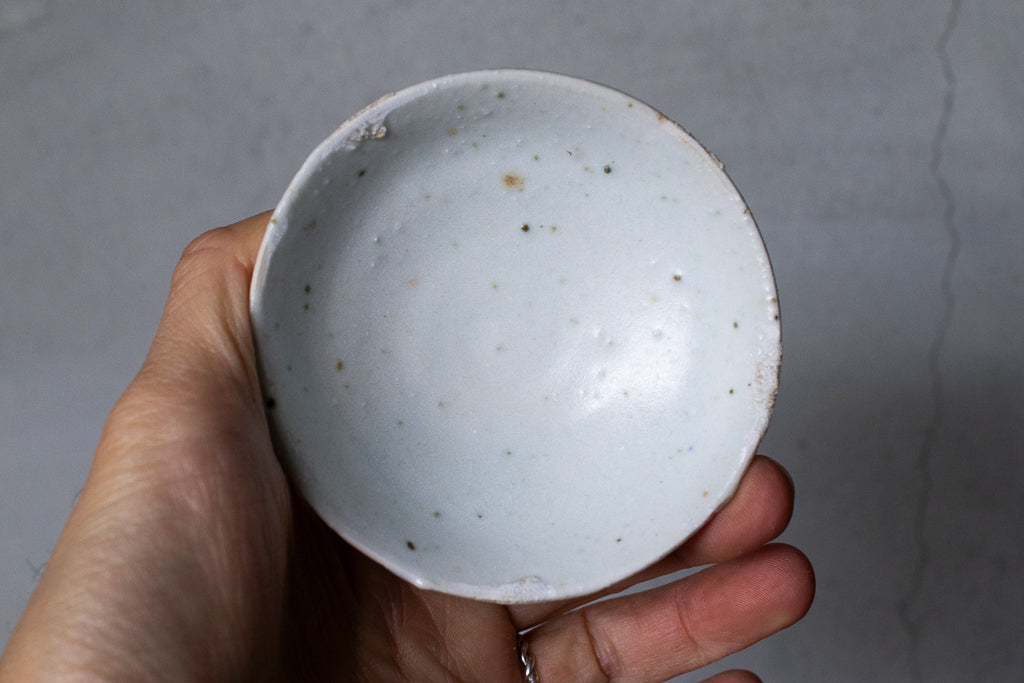 野中麟太郎 / stone gai-wan white 石の蓋碗 白