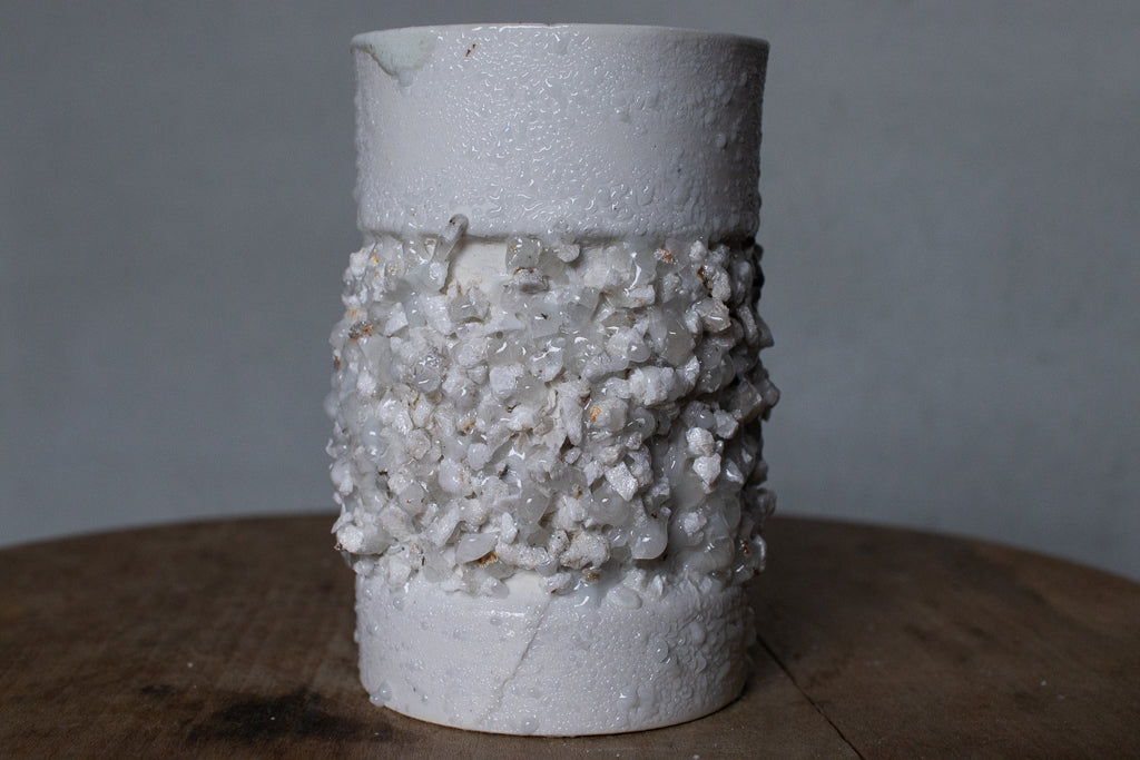 野中麟太郎 / stone cup small white 石のカップ 小 白