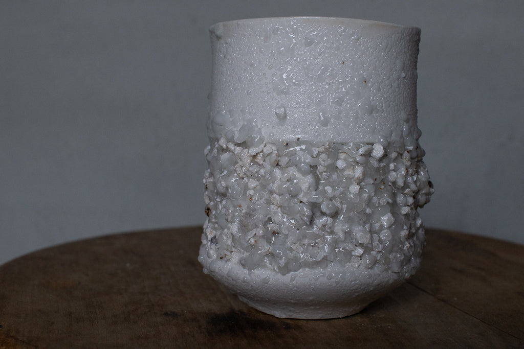 野中麟太郎 / stone cup large white 石のカップ 大 白
