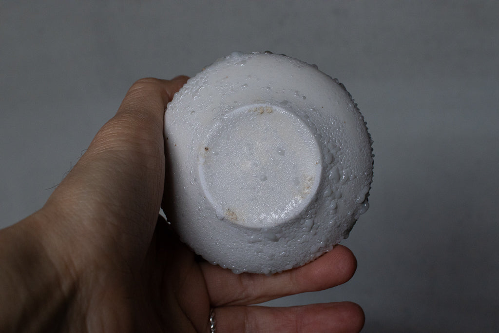 野中麟太郎 / stone cup large white 石のカップ 大 白