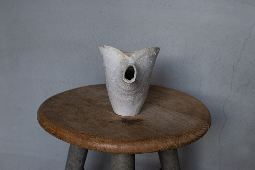 野中麟太郎 / tsubu katakuchi white 粒の片口 白