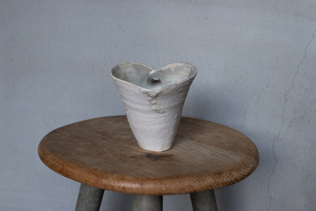 野中麟太郎 / tsubu katakuchi white 粒の片口 白